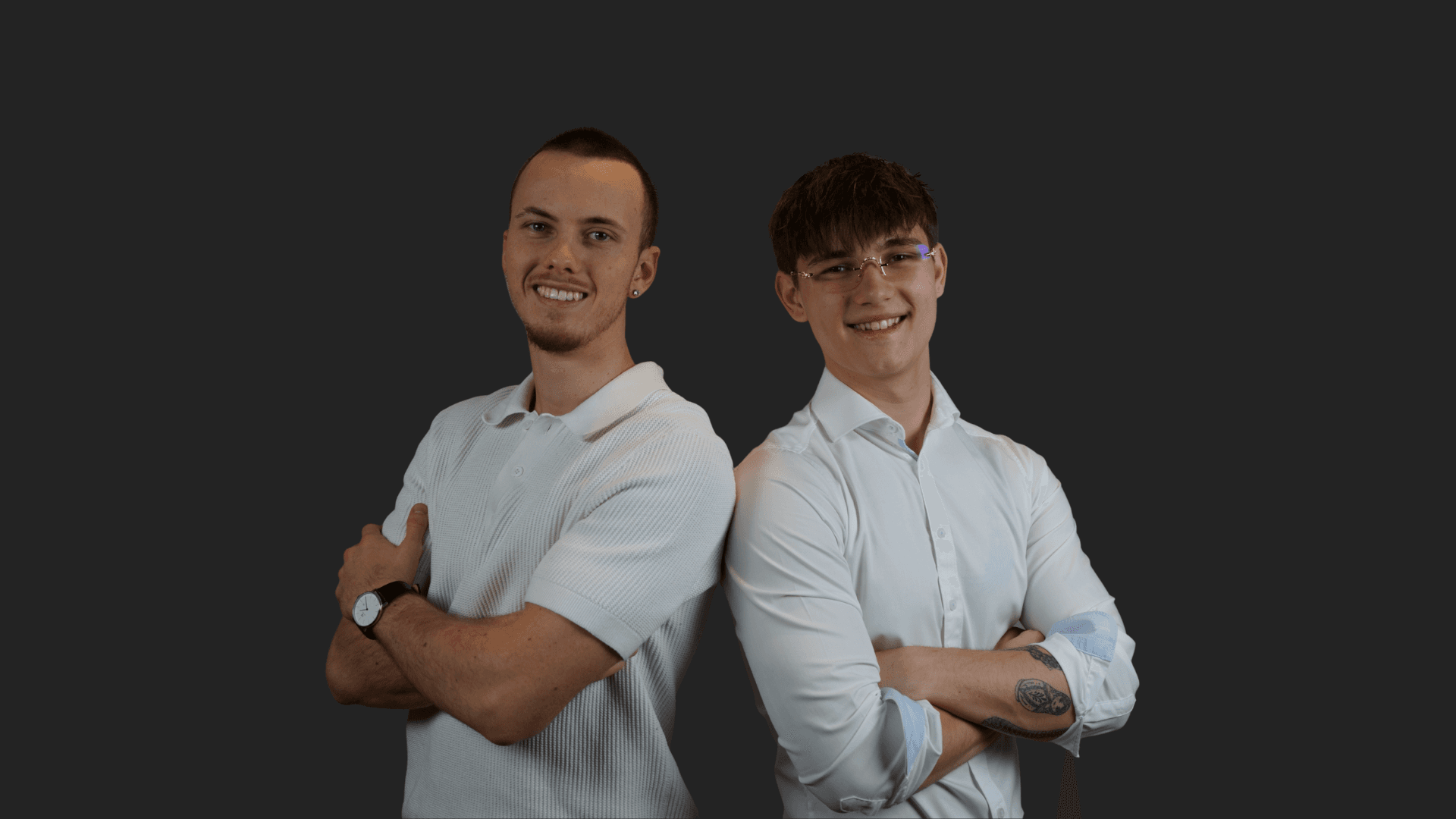 Bild Leander Züst und Andrej Good über uns Seite