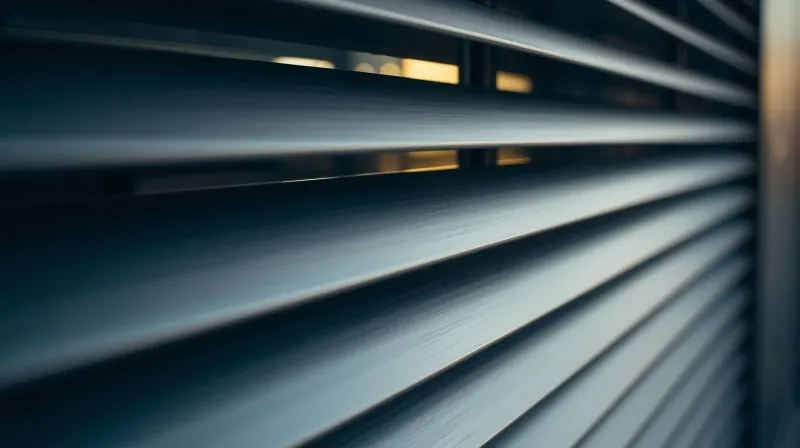 Aluminium louvres