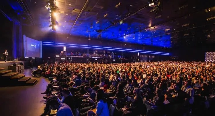 Speaking in front of an audience