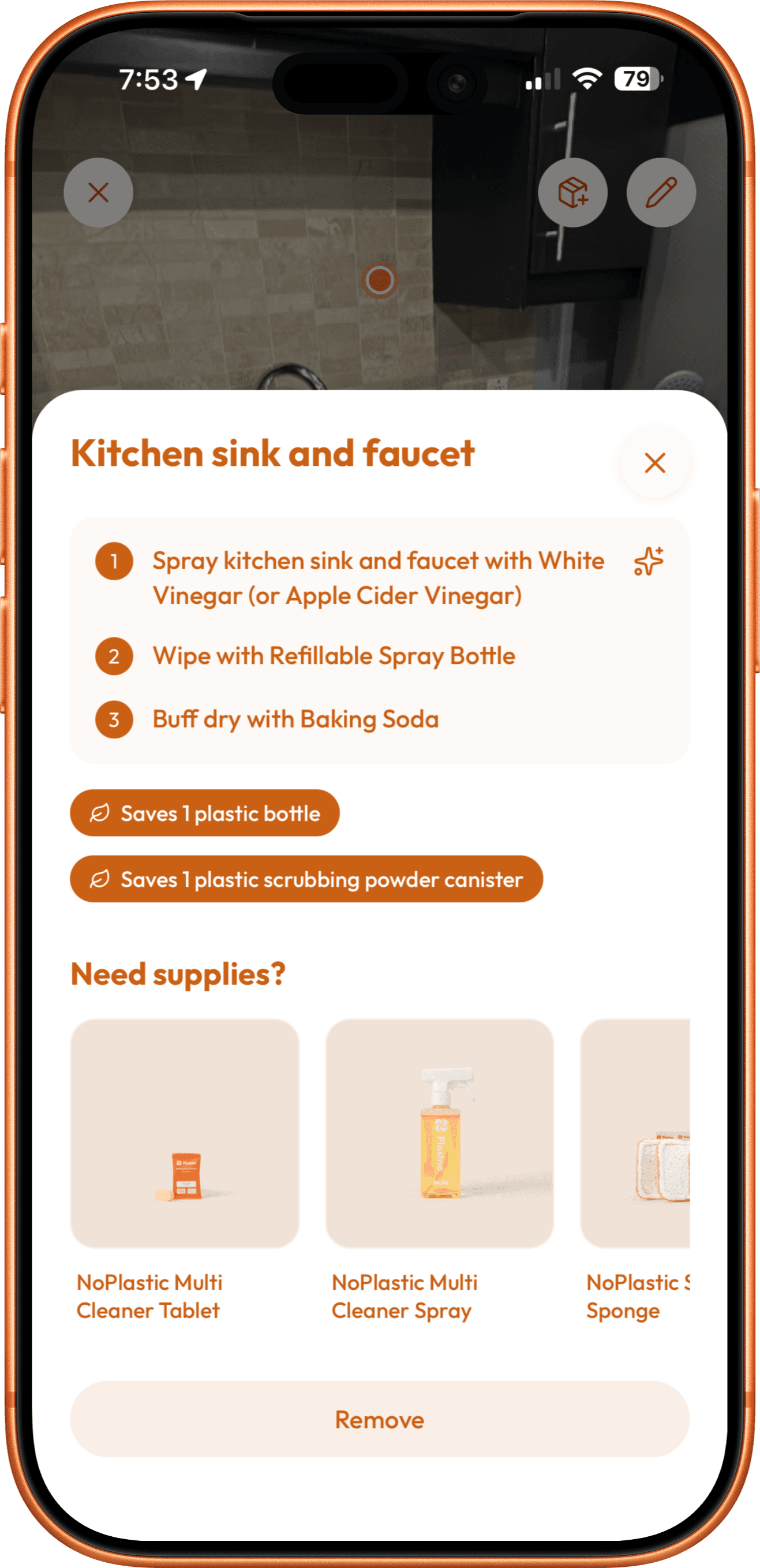 Plastnofy cleaning guide with step-by-step instructions and product recommendations