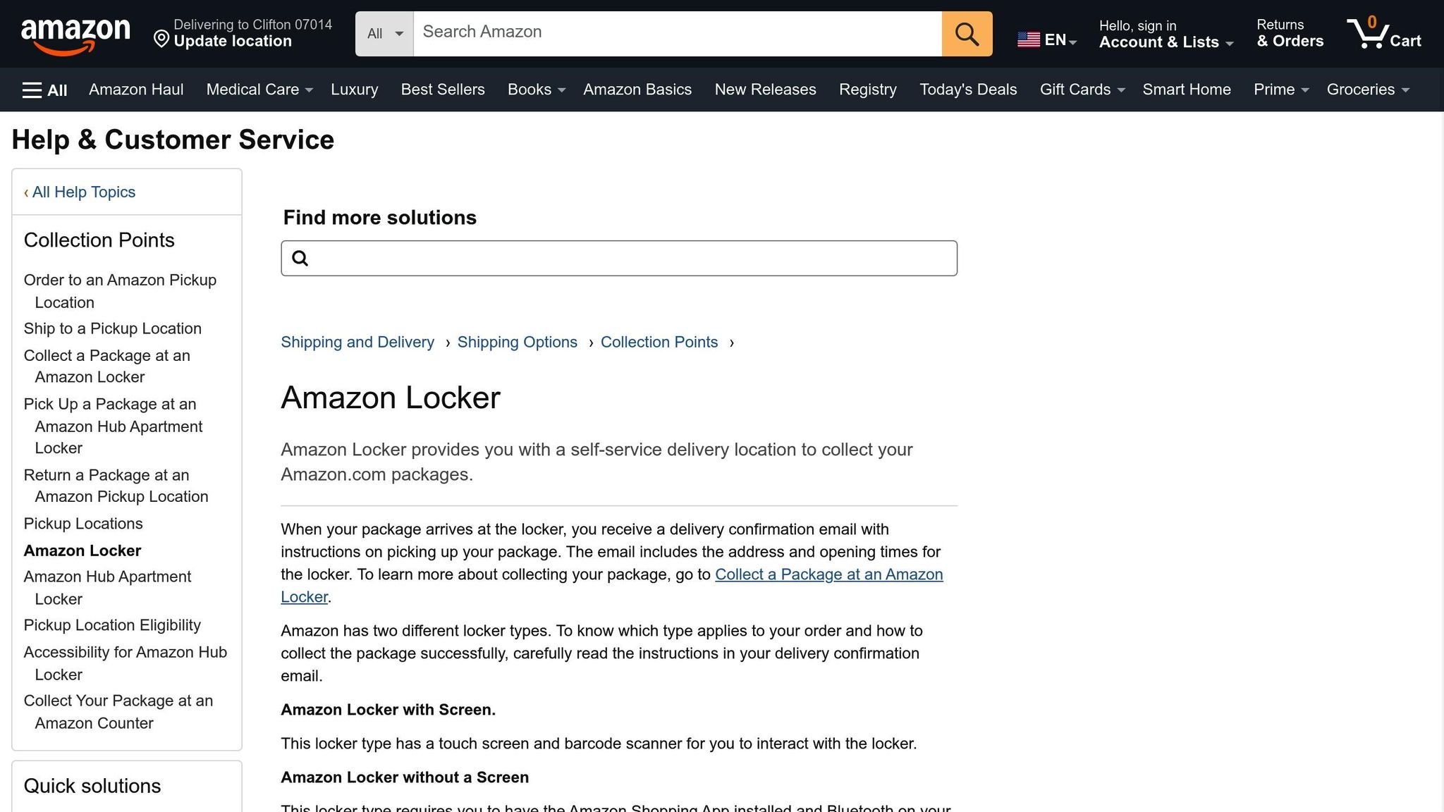 Amazon Lockers