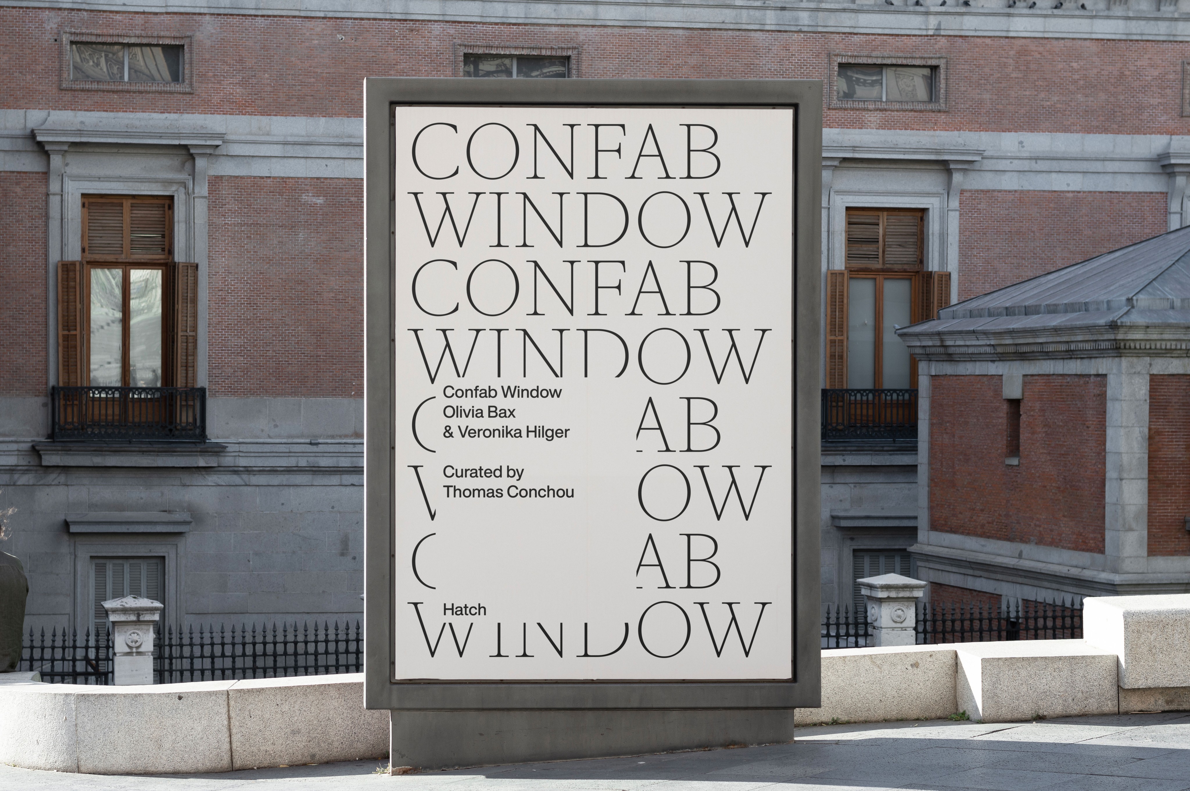 Confab Windows - Studio Indice - Hatch Paris - Emma Poupy and Marine Aubenas