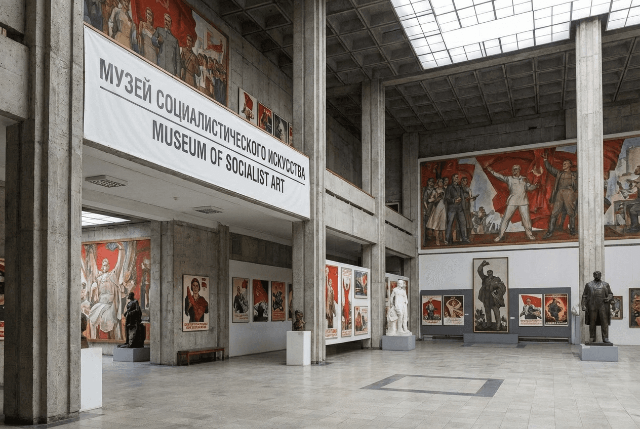 the Museum of Socialist Art interior