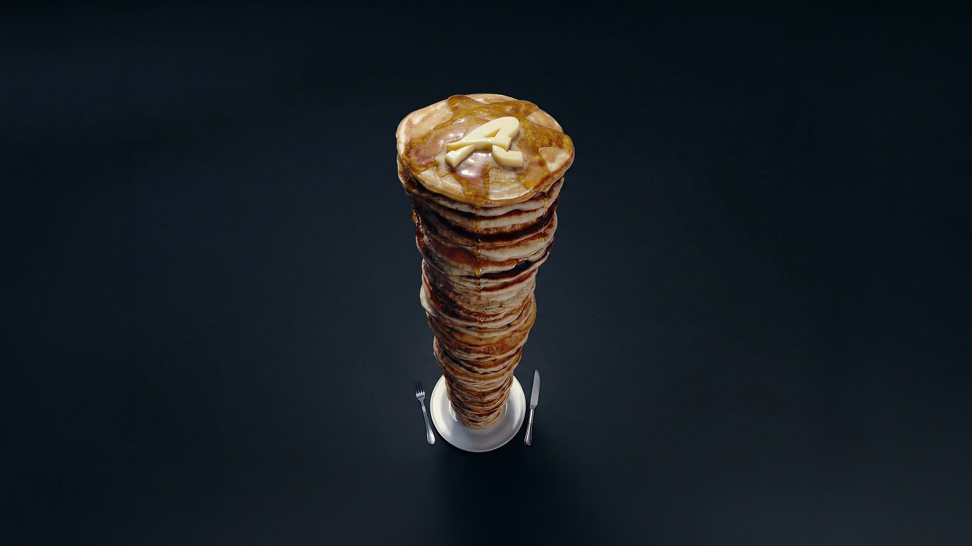 Artistic portrait with red and blue lighting creating a dramatic effect