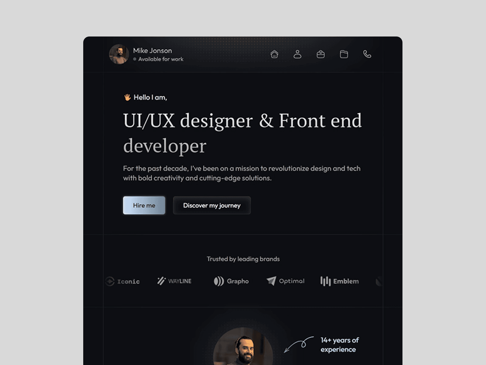Top 14 Web Developer Portfolio Templates - Showoff