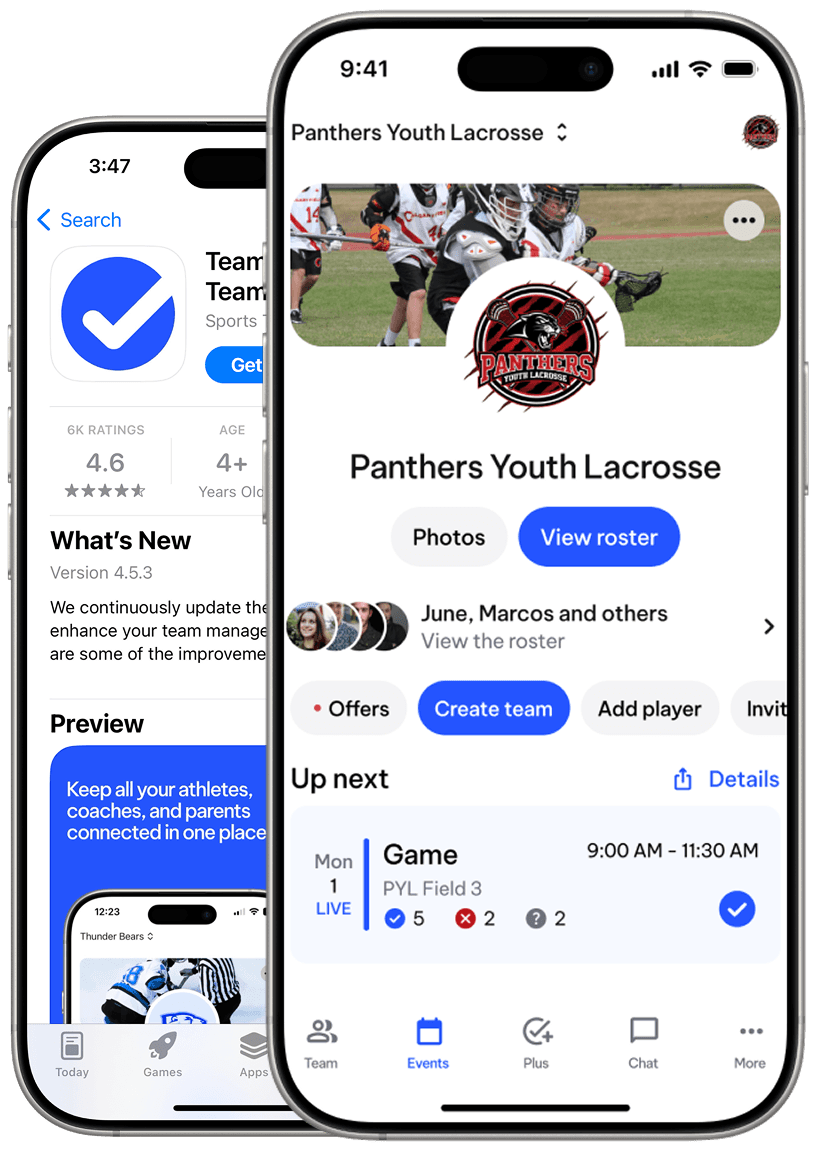 TeamLinkt's Lacrosse Team App