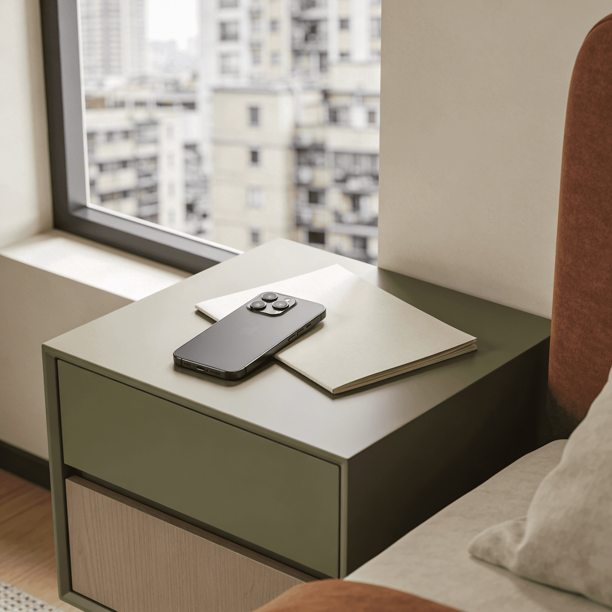 aerial photo of city highway surrounded by high-rise buildings