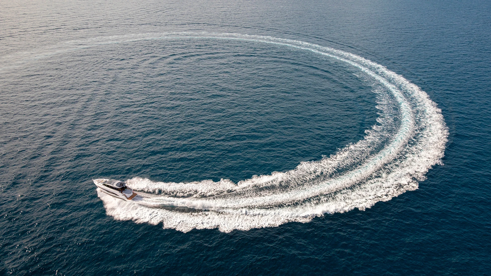 Princess V55 aerial drone view