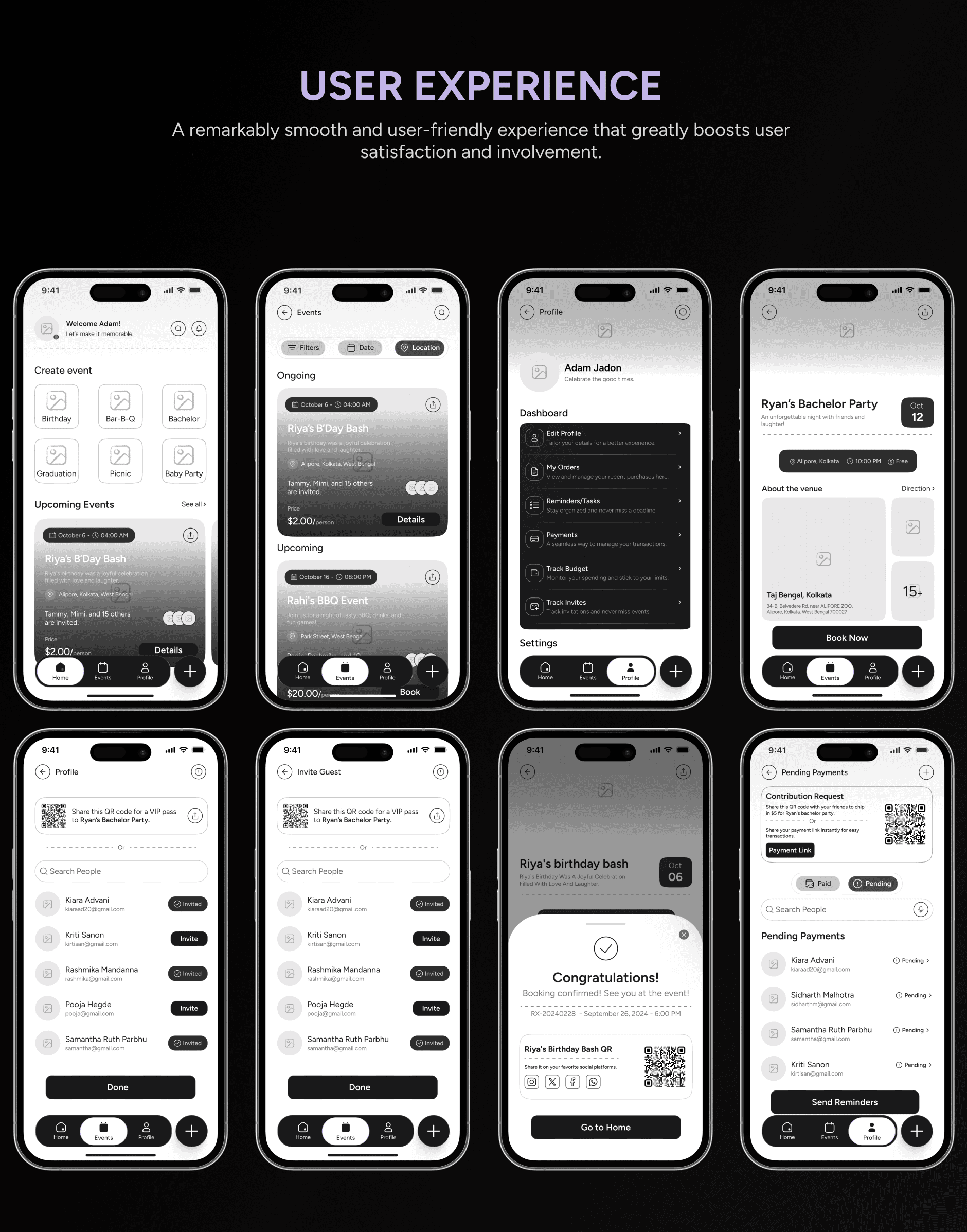 Eventify - Small Event Planning App - The UX.