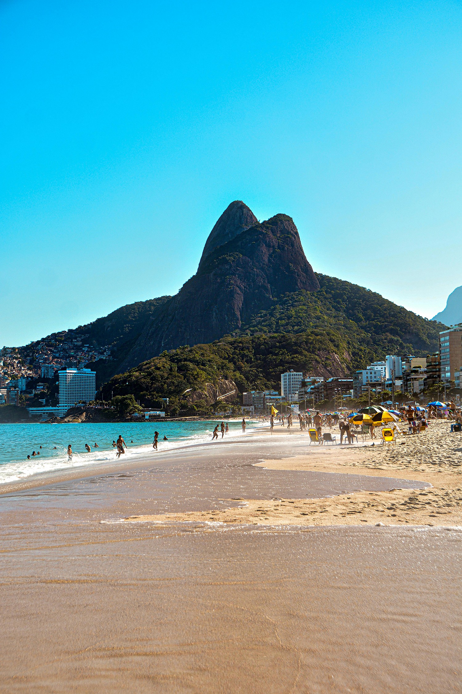 Beach view of Rio de Janeiro, Brazil