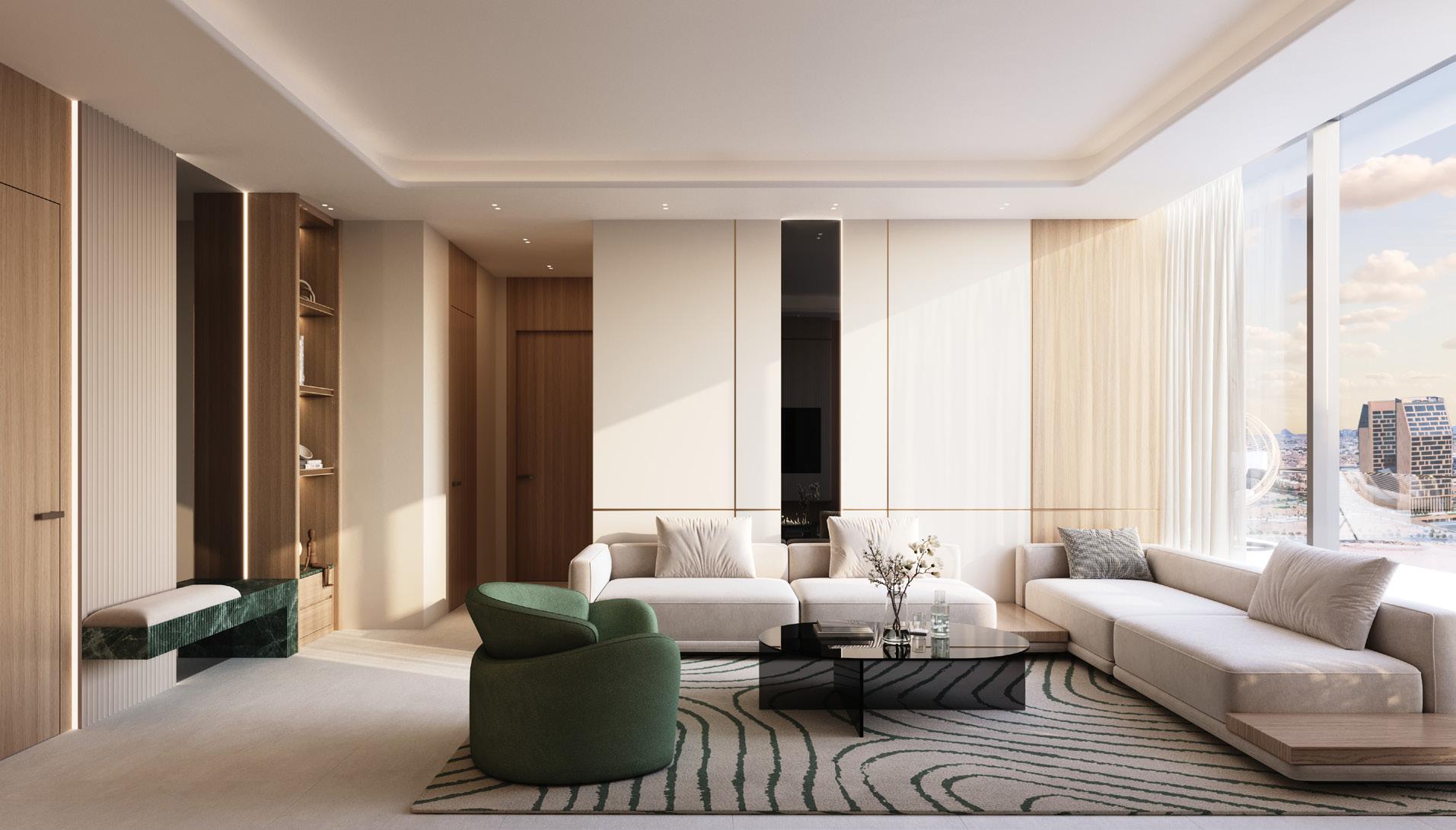 Spacious, sun-lit apartment layout at Binghatti Hillside. Expert real estate consultation for homebuyers.