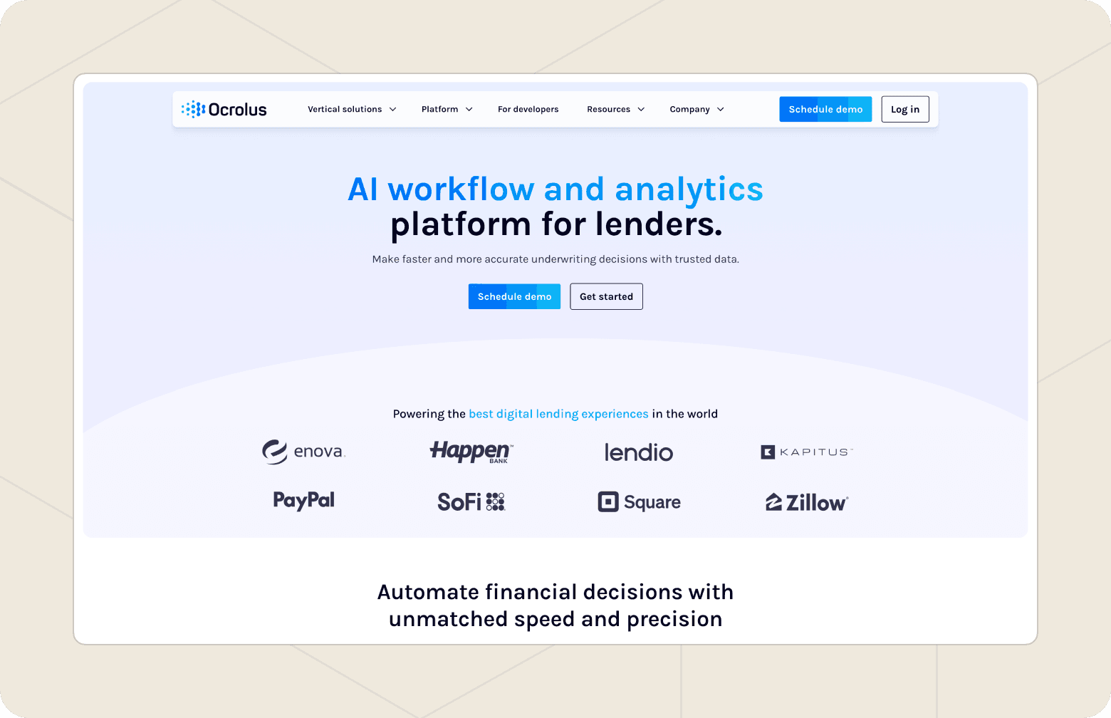 Ocrolus homepage