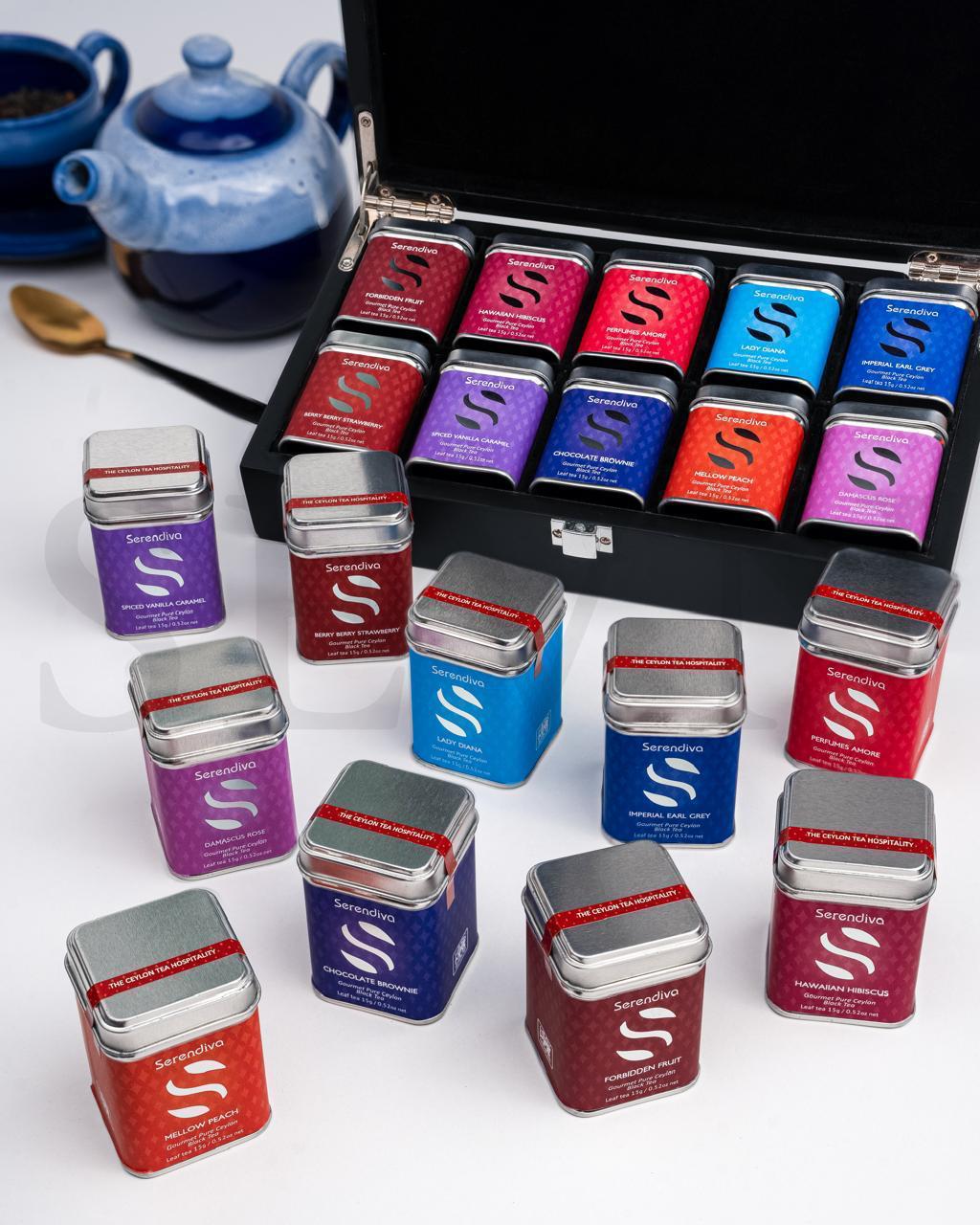 Serendiva premium Ceylon tea presentation