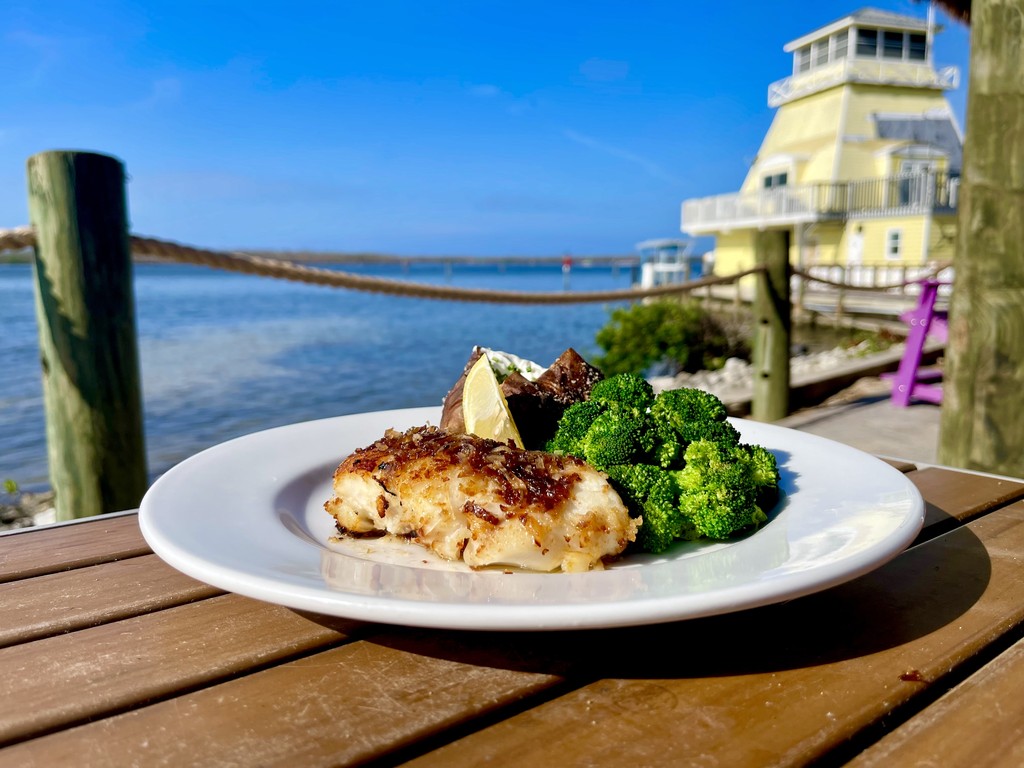 fish grilled lightouse