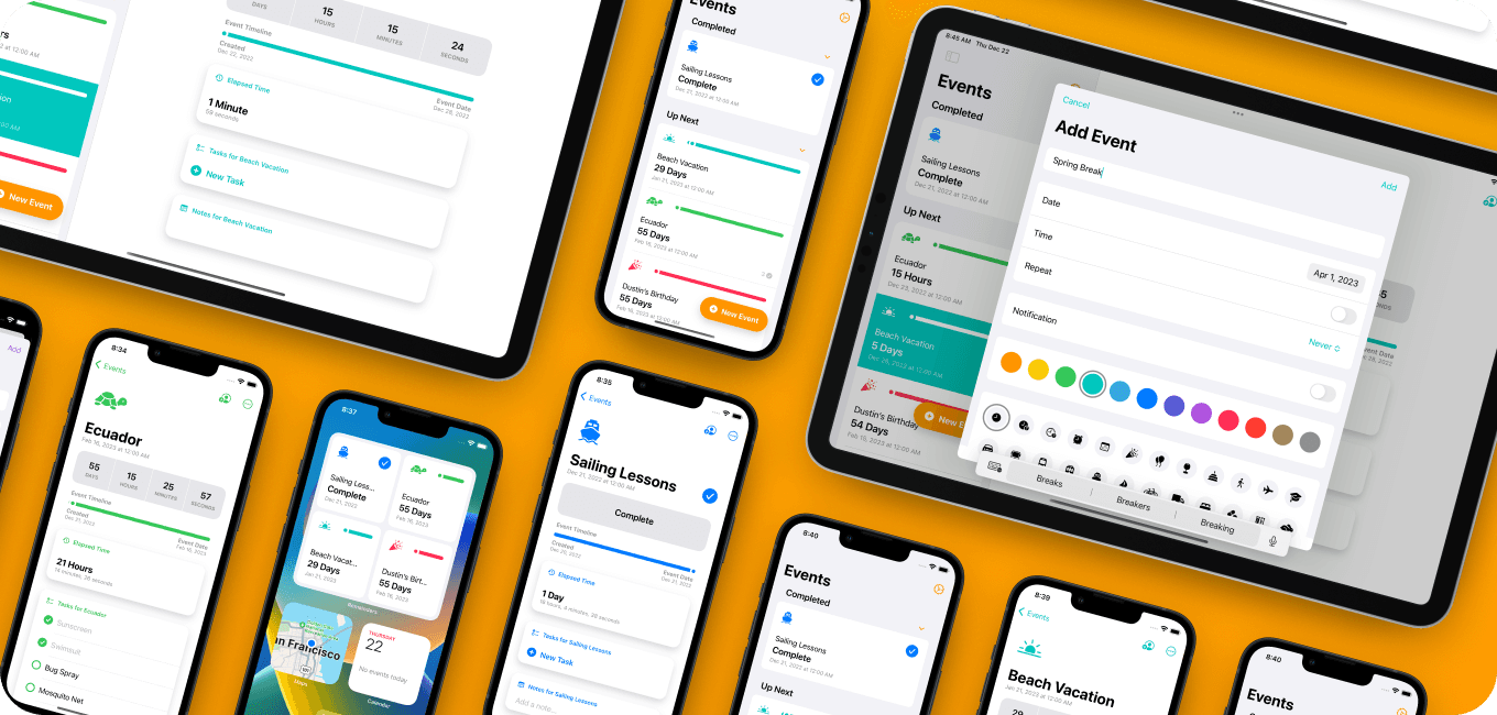 Countdown App - Remaidners Screenshots