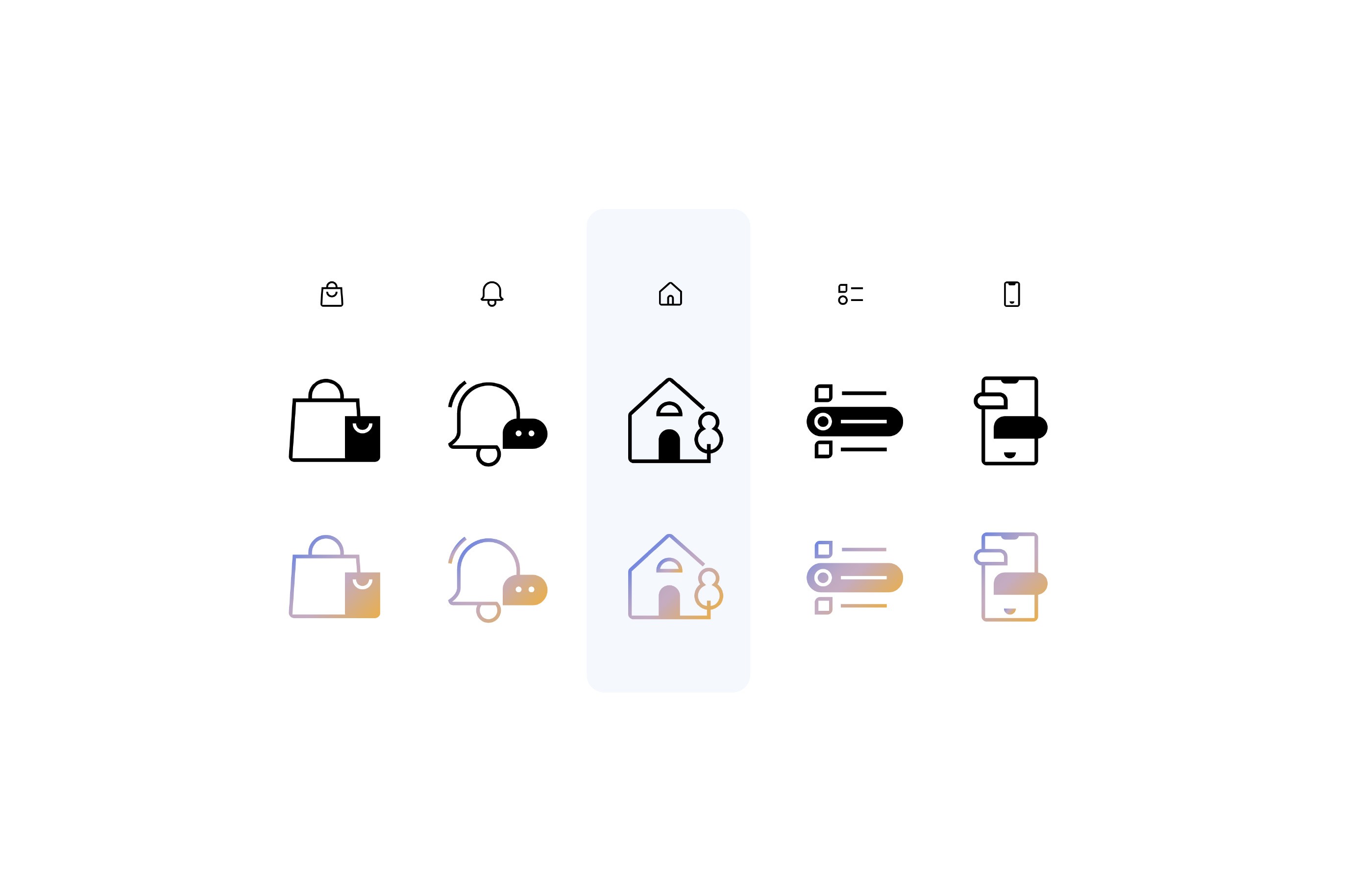 Odido tiered Icon System Design