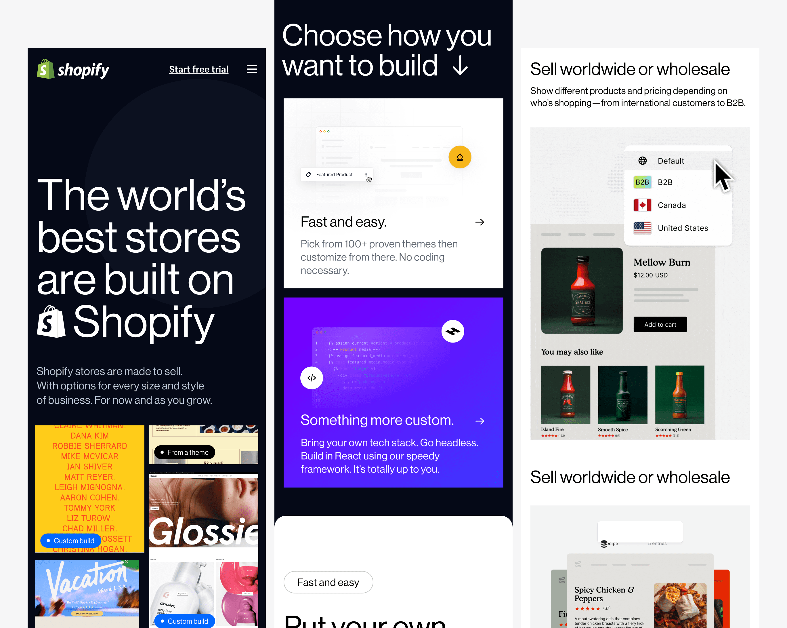 Responsive screenshots on mobile