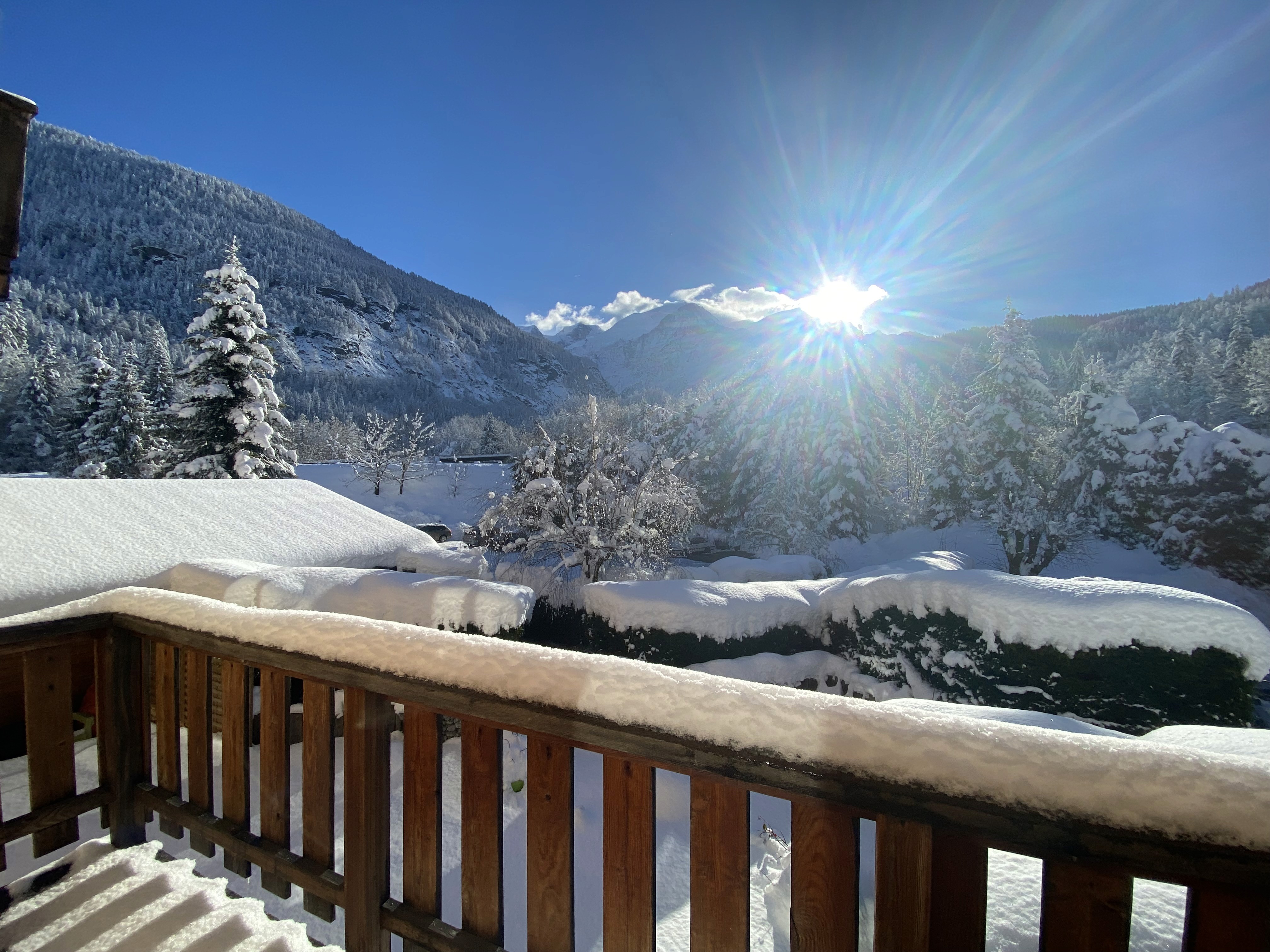 Panorama alpin autour de La Fontaine Hotel et Spa