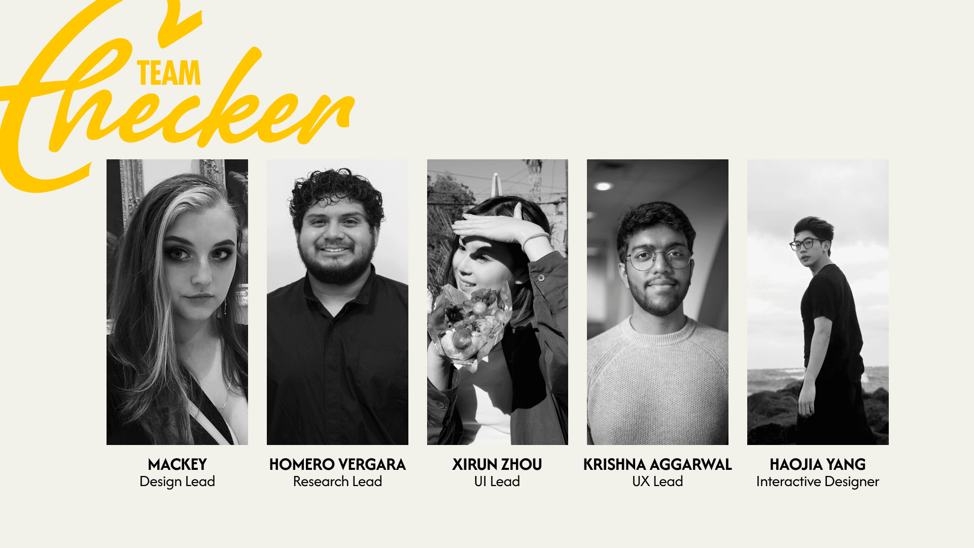 Team Checker members