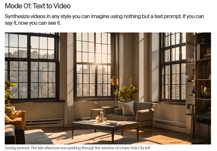 runwayml text to video