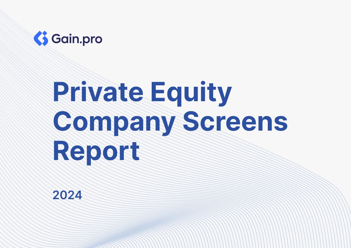 Private Equity Comapny Screen Cover image