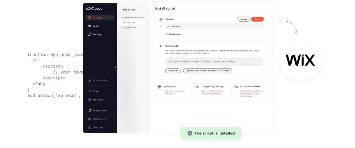 Claspo - Integrate Seamlessly via OAuth