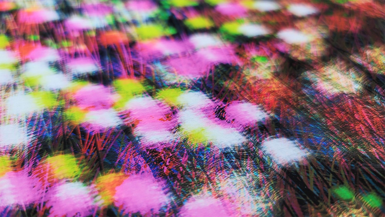 Detail of a modern art impressionist digital painting