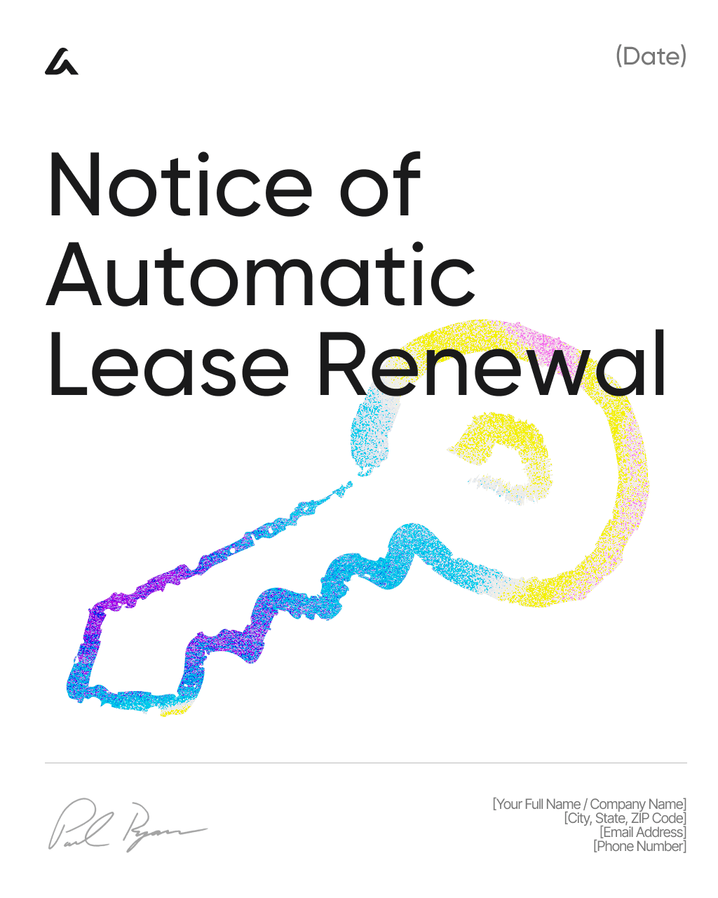 Notice of Automatic Lease Renewal