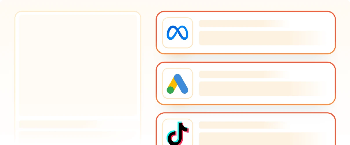 Icons representing social media platforms such as facebook, instagram, tiktok, and twitter. With the title 'Social Media Management,' this describing GoesDigital’s services for managing social media to enhance engagement, brand awareness, and conversion rates