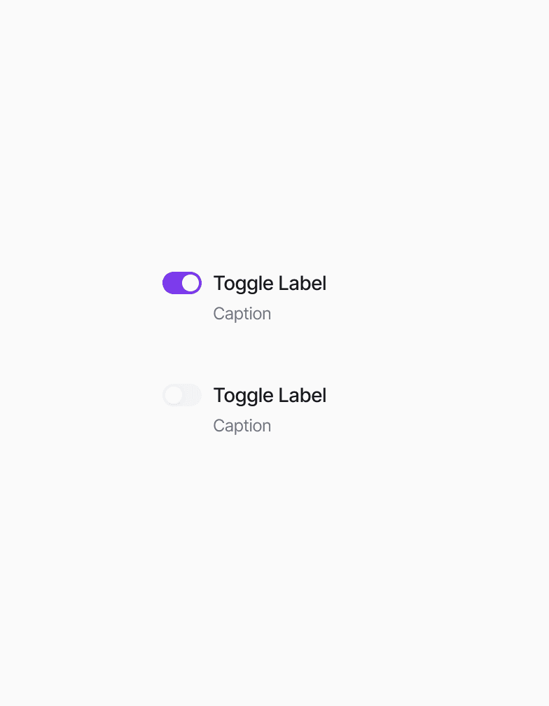 Landify UI Kit: Toggle Component