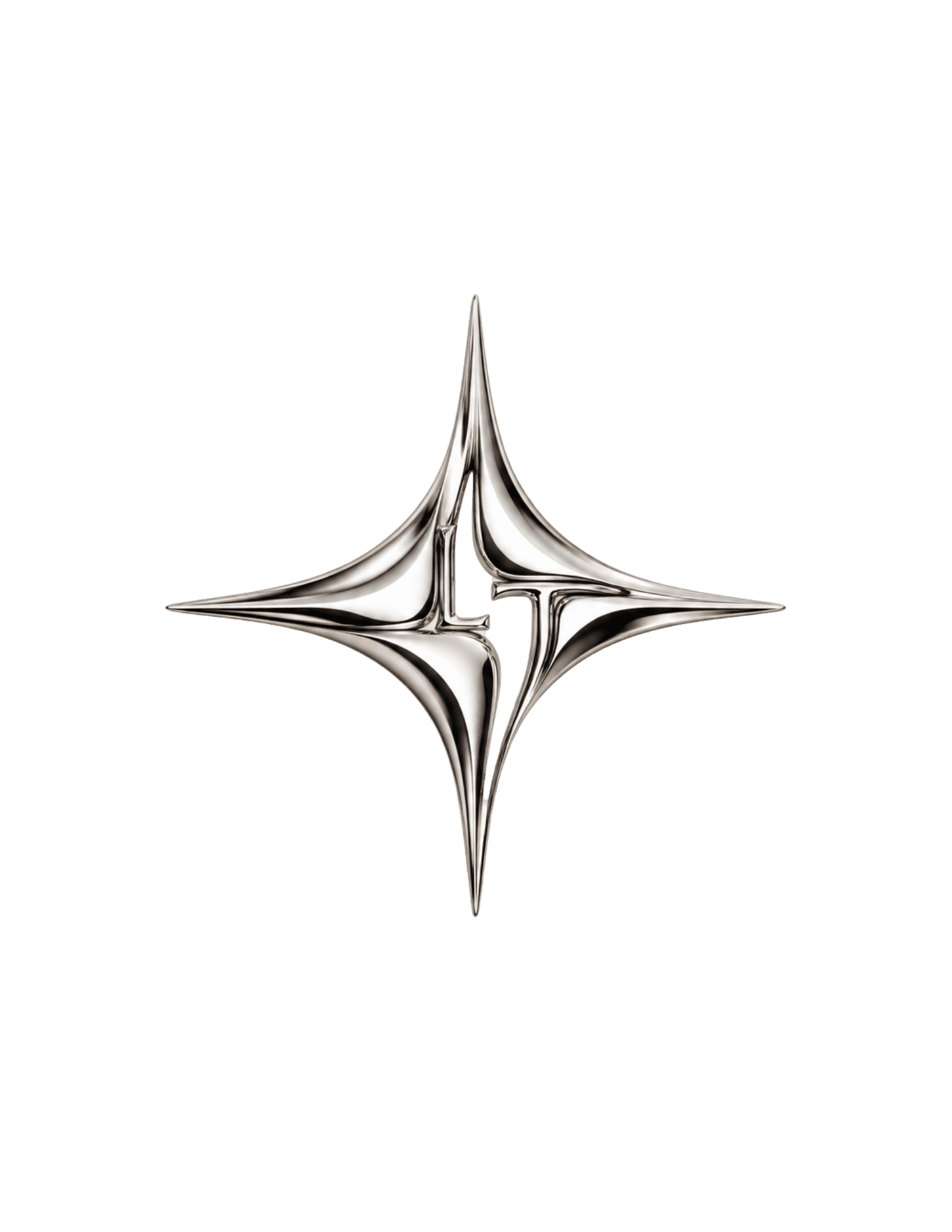 Chrome star accent