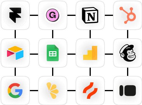 Various tools and products integrated with framer