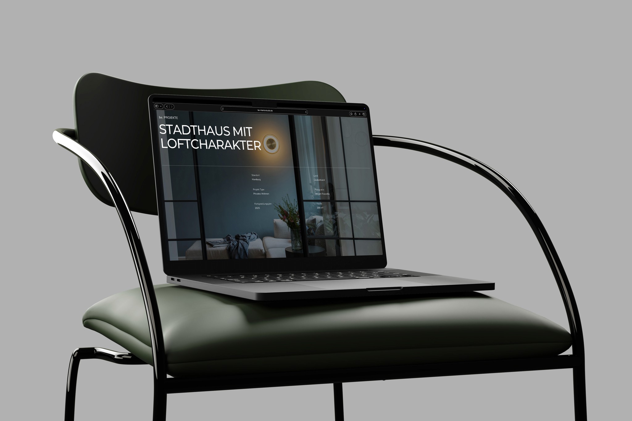 Projektseite Mockup - Stadthaus mit Loftcharakter