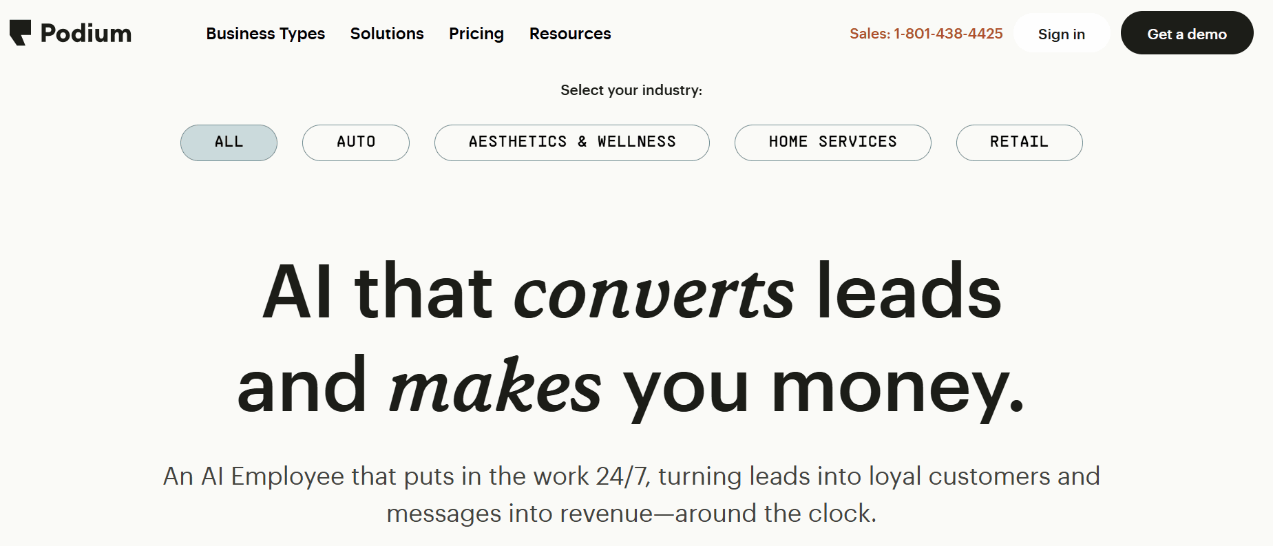 podium - Customer Success Automation Tools