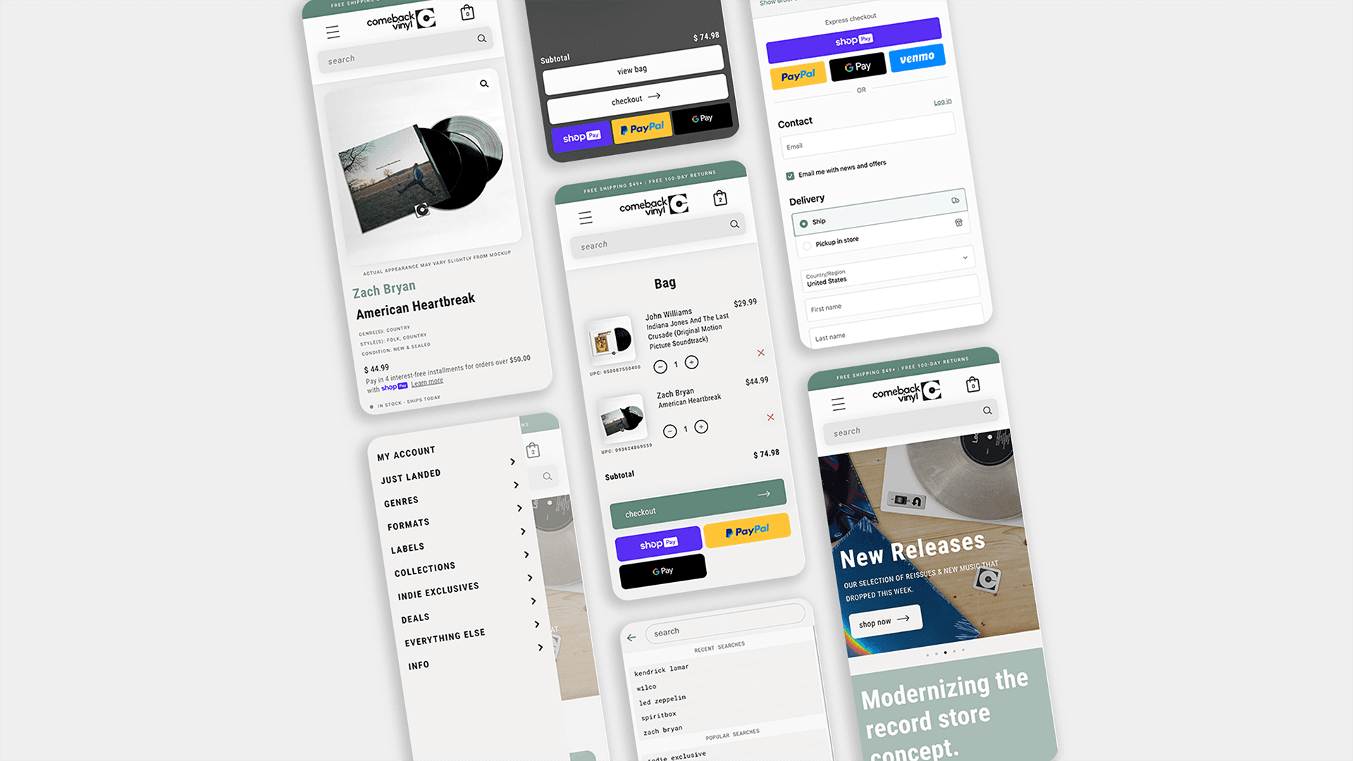 we created a series of mockups to visualize the key user flows and interactions. these early prototypes helped us to quickly iterate on ideas and validate our design concepts.