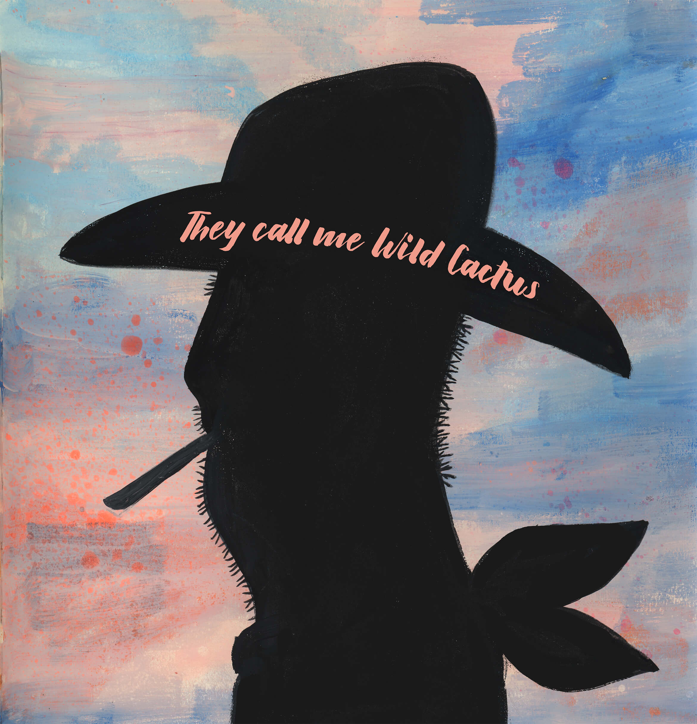 'They call me wild Cactus' bookcover design
