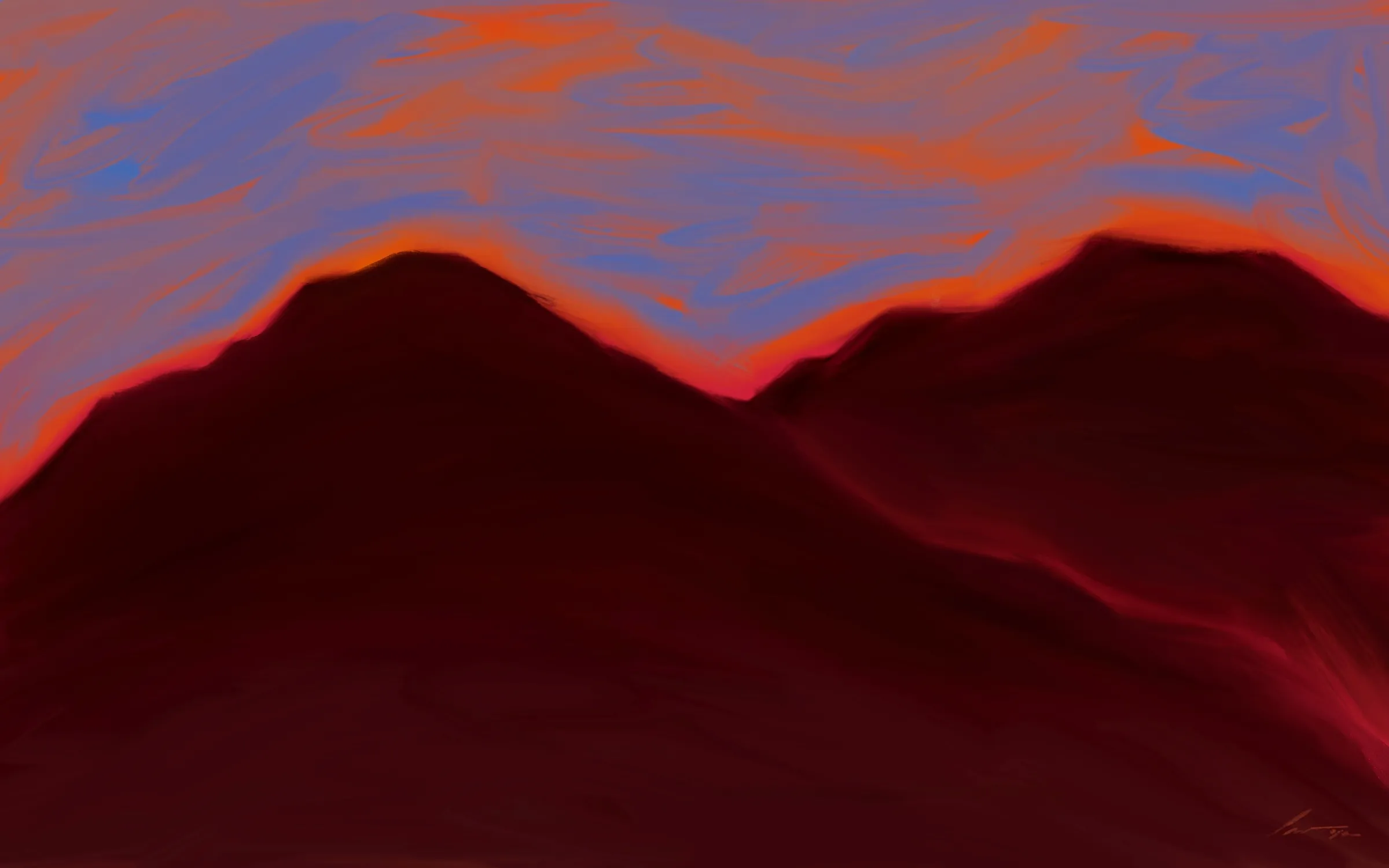 Red Evening, Red Morning