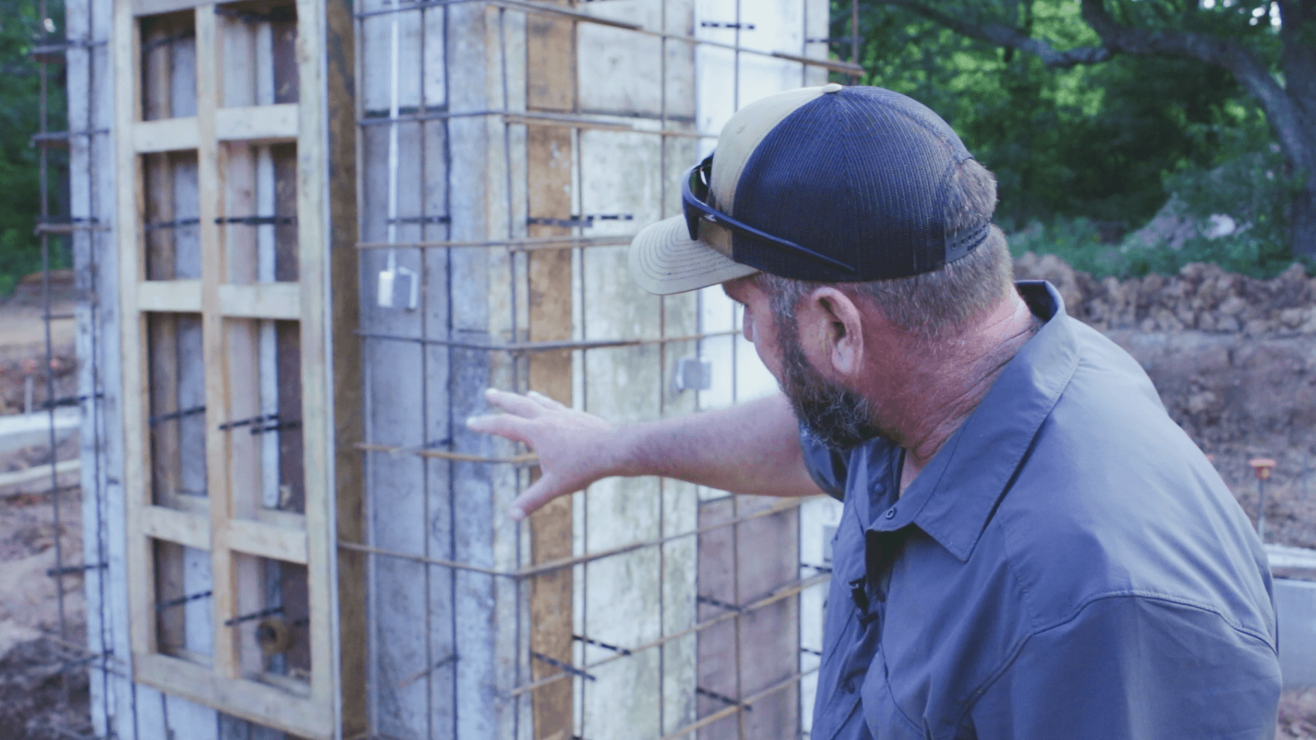 general contractor describing icf safe room