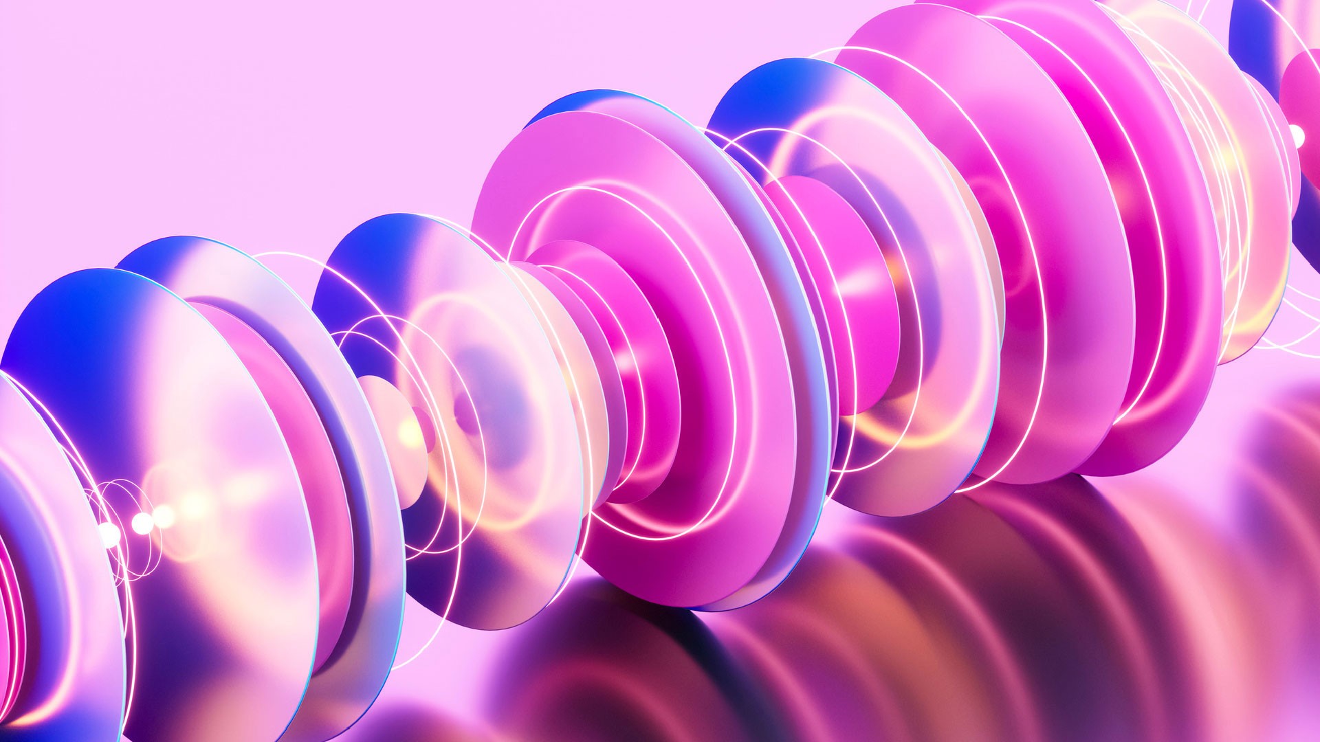 abstract circular 3D background