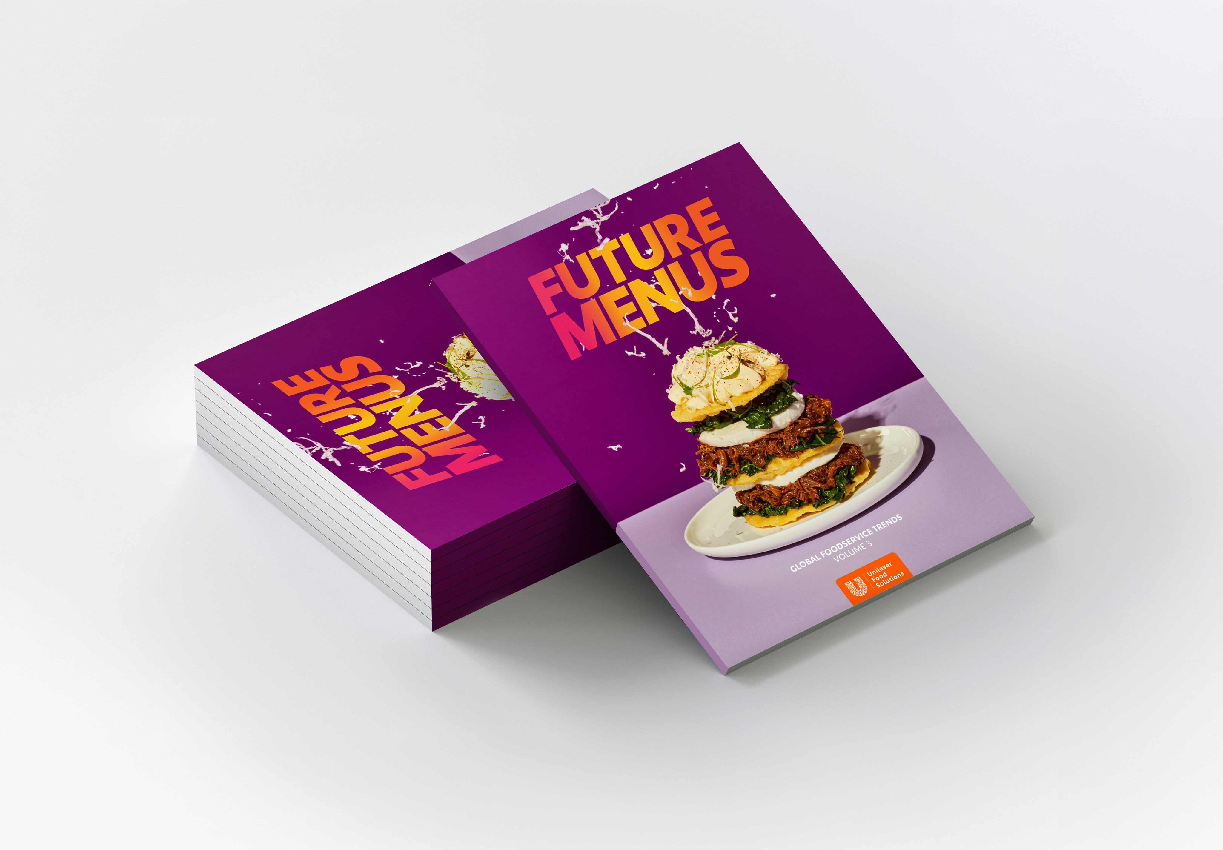 Unliver Food Solutions Future Menus Trends reports, created by Omne Agency