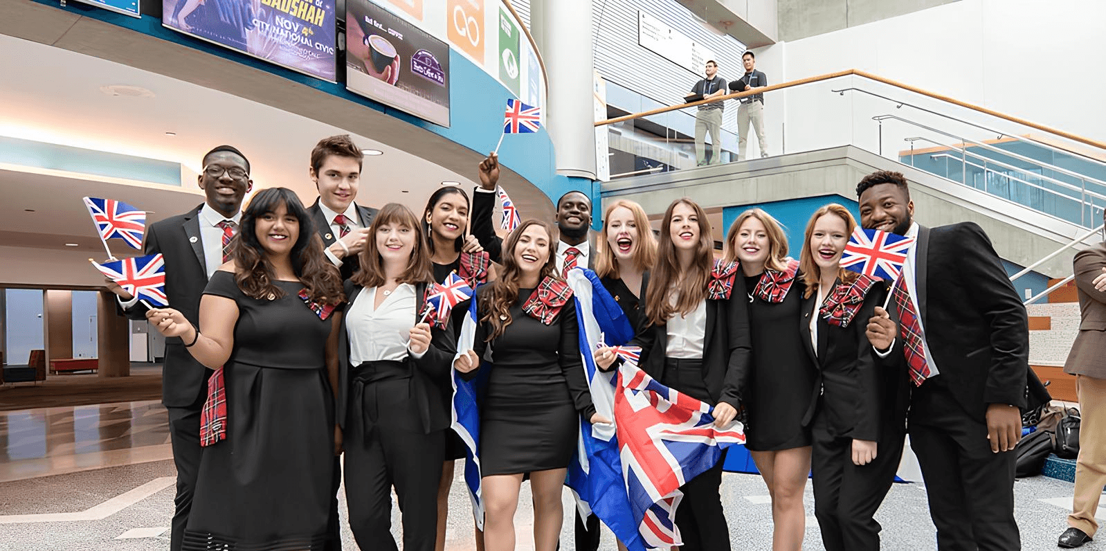 Group of Students From different countries