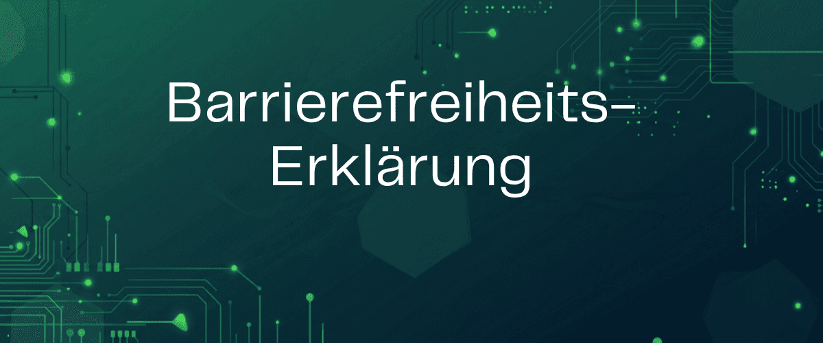 Foto Barrierefreiheitserklärung Schriftzug