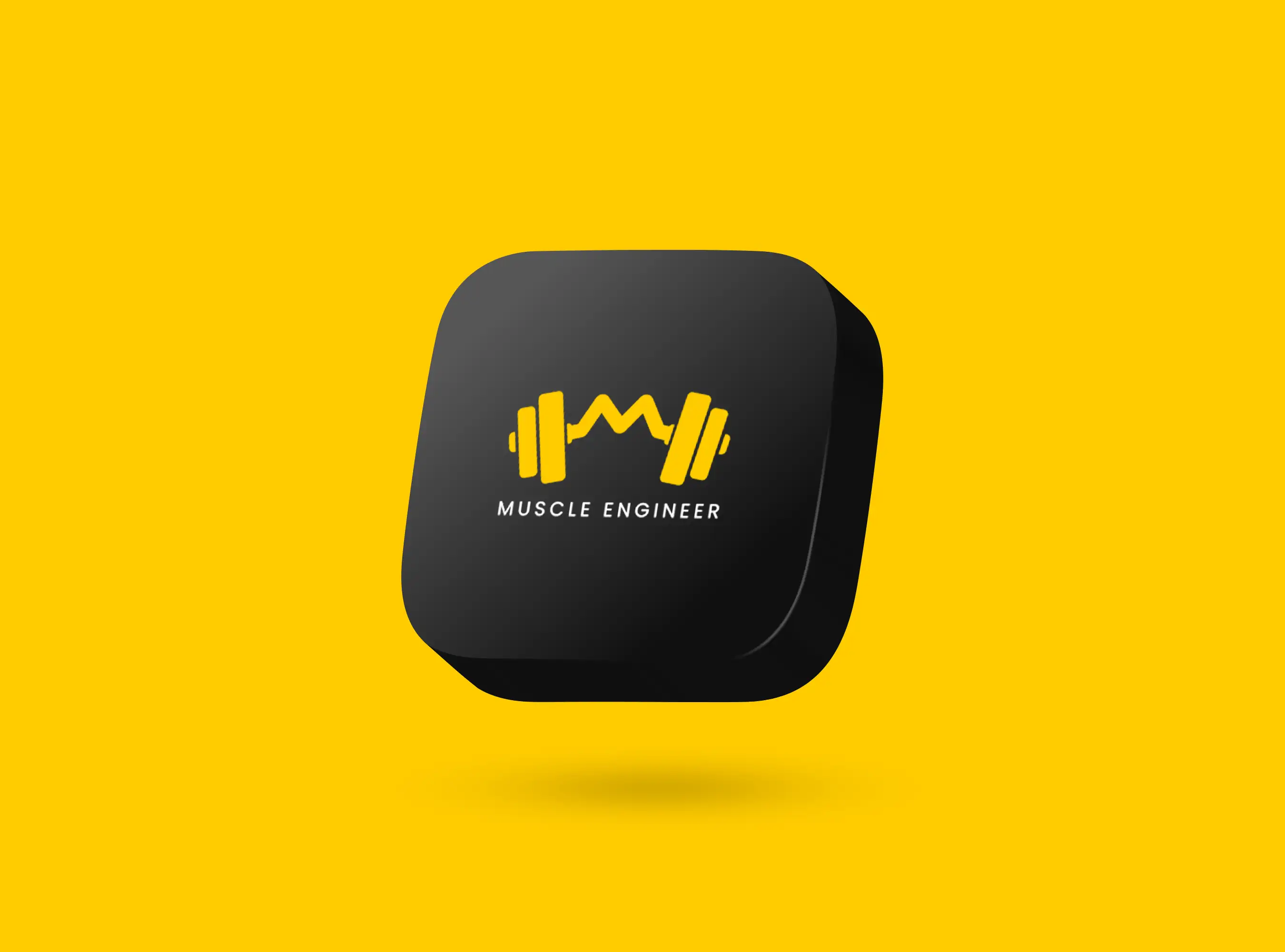 gym logo applied on product badge design