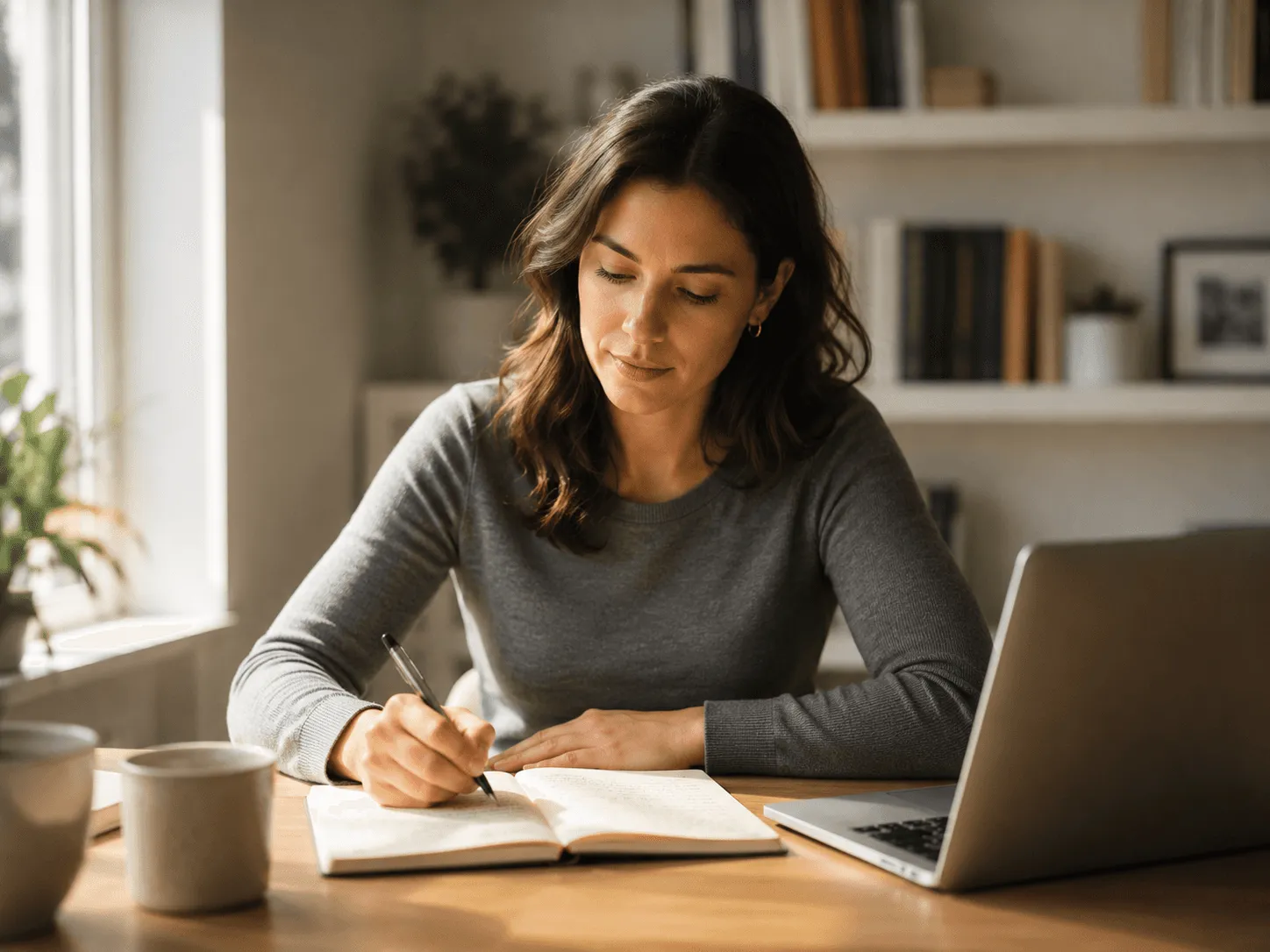 A person working