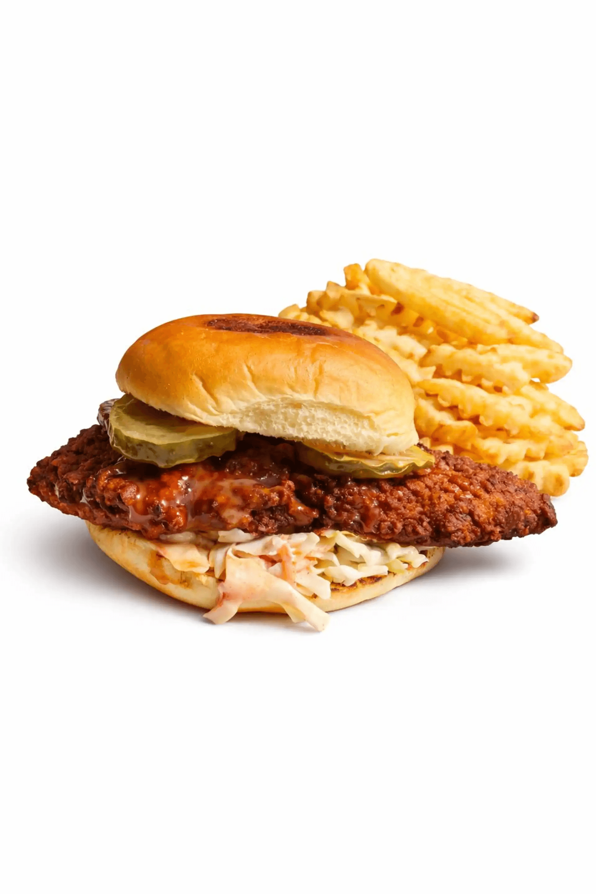 One Slider with Fries