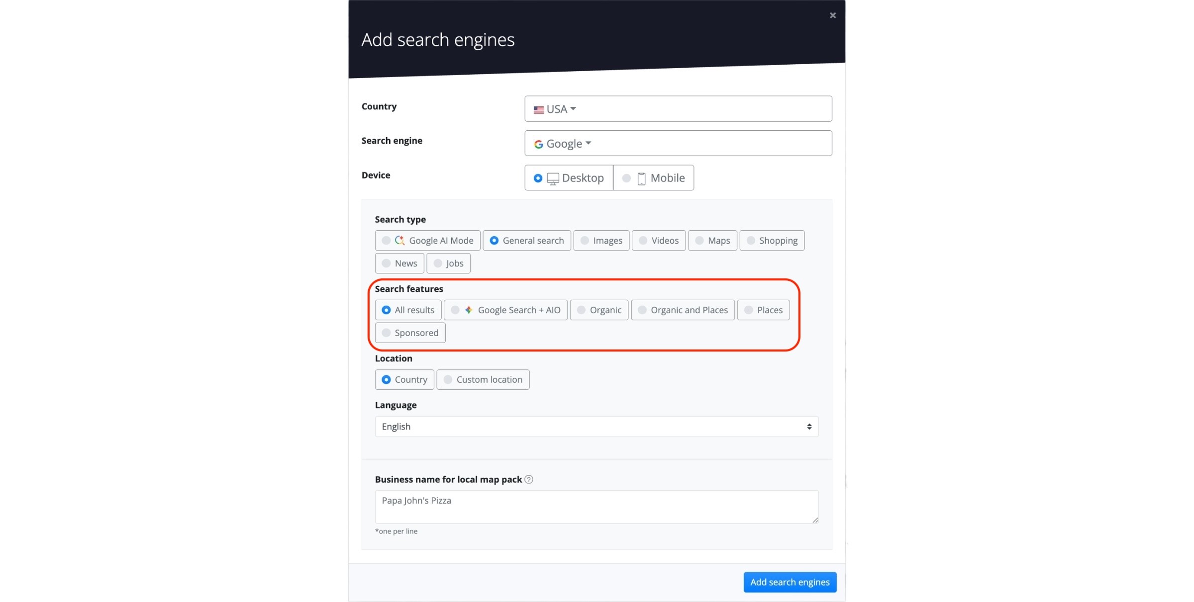 select-the-type-of-results-to-be-retrieved-from-the-serps
