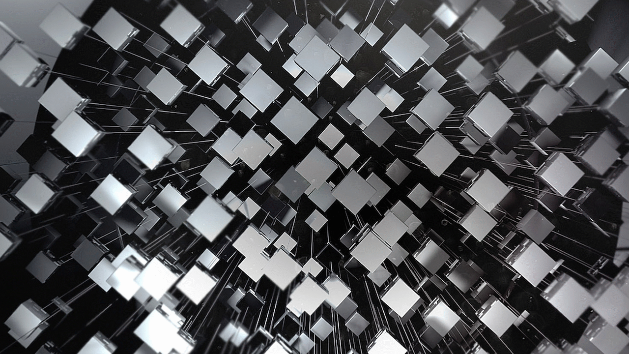 An abstract shape that representative of Film & Motion