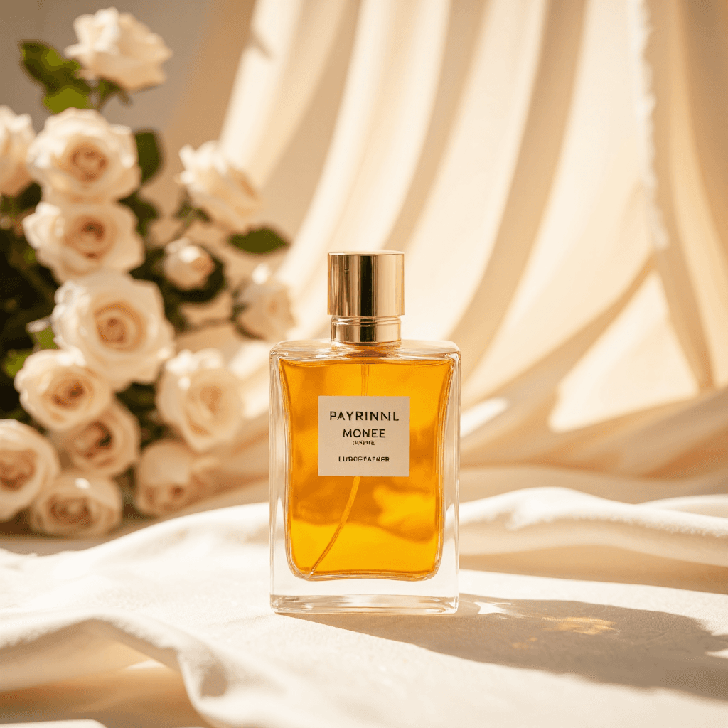 product photography of perfume