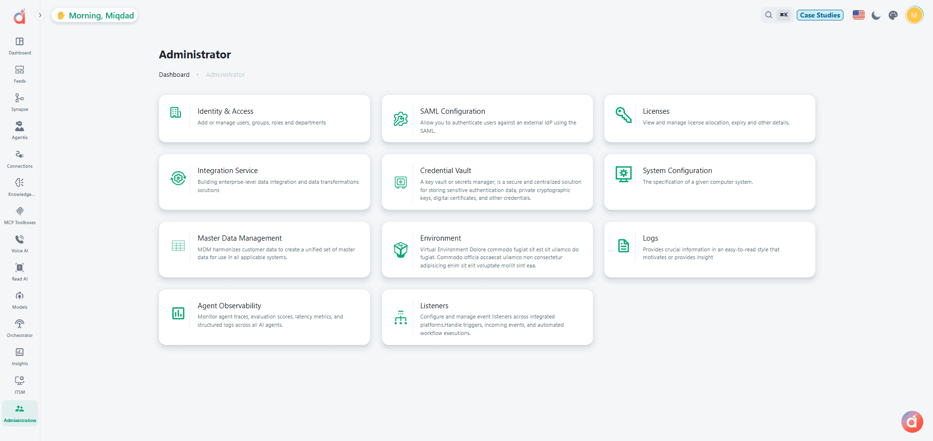AIRA Hyperautomation product screenshot