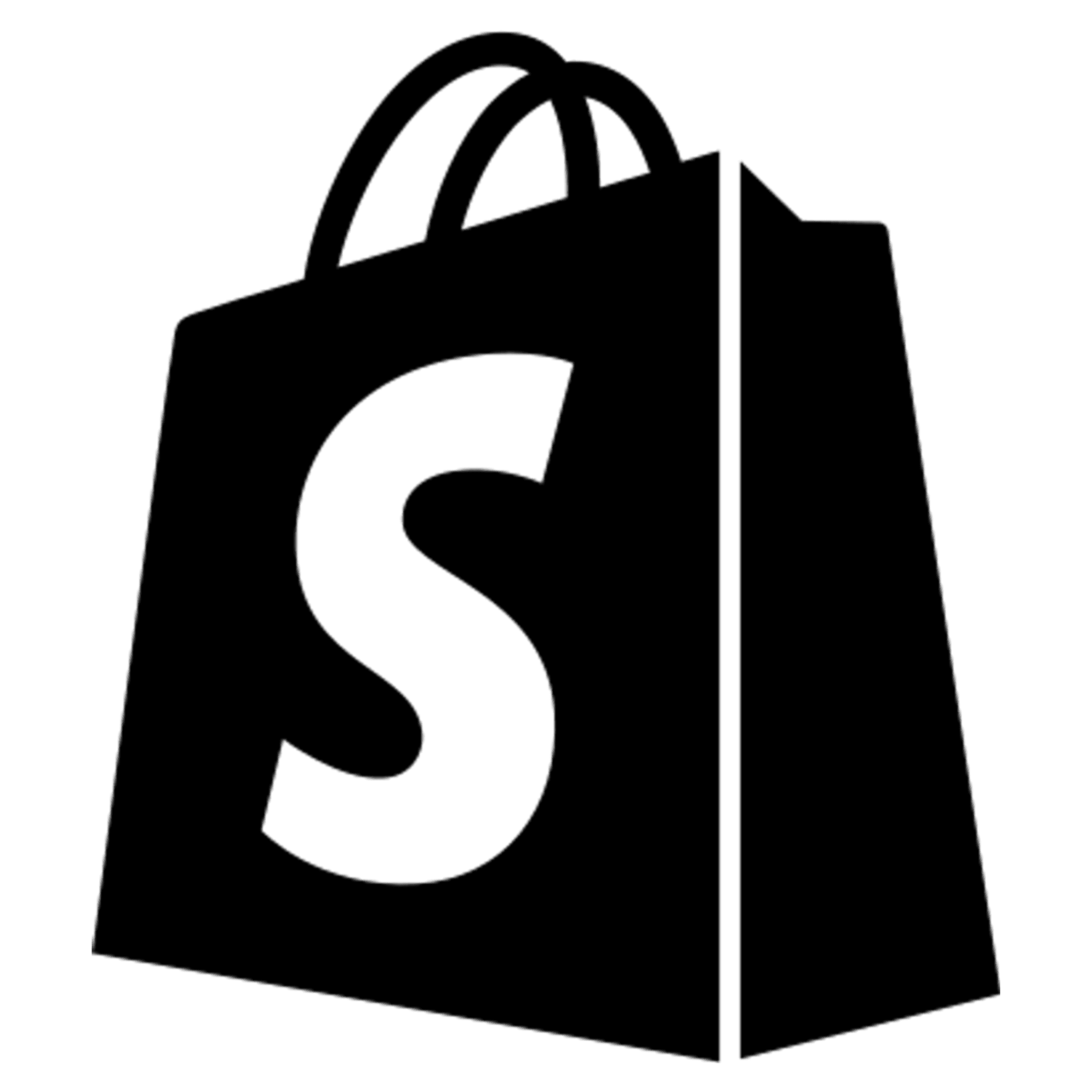 White logo